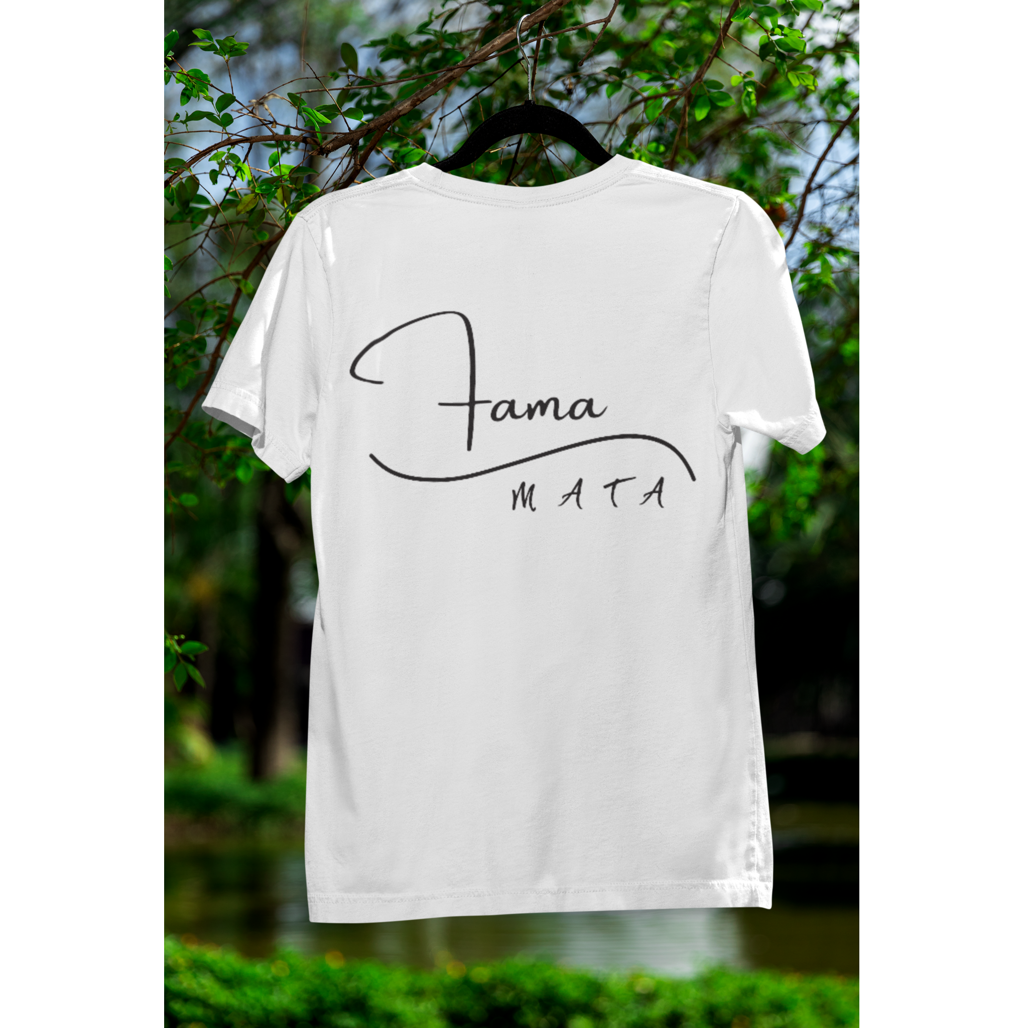 Fama Mata Embroidered Signature T-Shirt